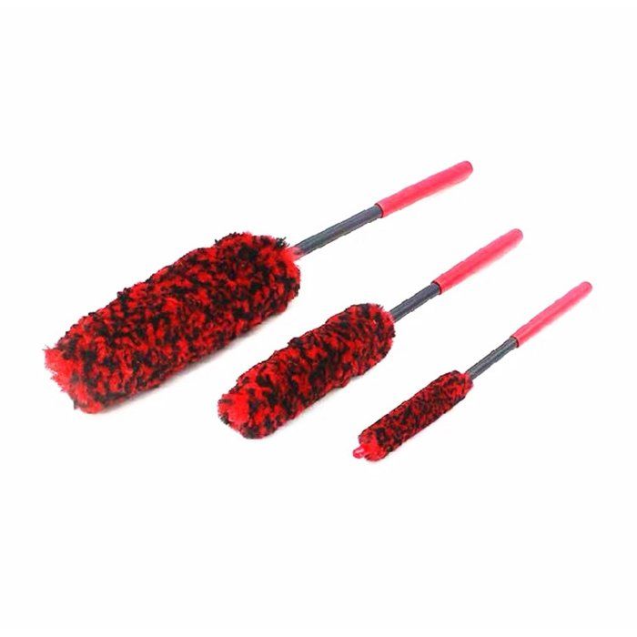 Lot de 3 brosses Wheel Woolie
