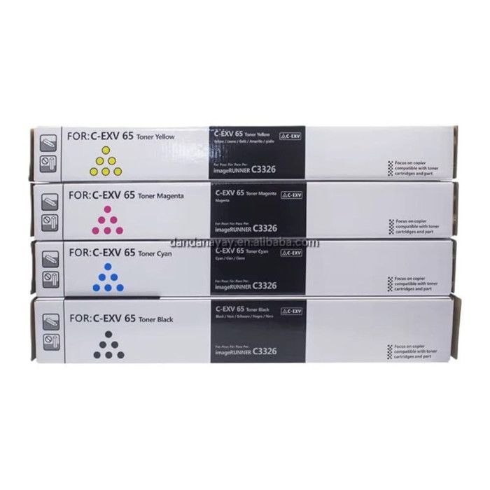 PACK TONER C-EXV 65 BK-C-M-Y (COMPATIBLE)