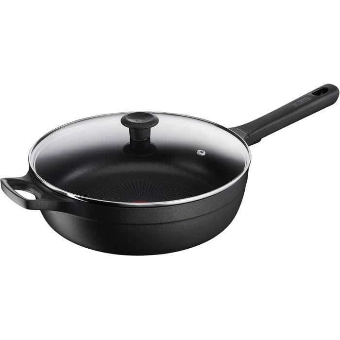 Sauteuse - Tefal - Trattoria Pro - Aluminium anti-adhésif - 28 cm - Tous feux compatibles