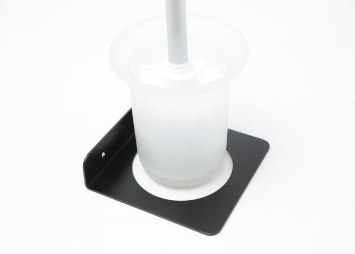 Set brosse WC - GENERIC - Blanc - PVC - 1 brosse et 1 support - Accessoires de salle de bain