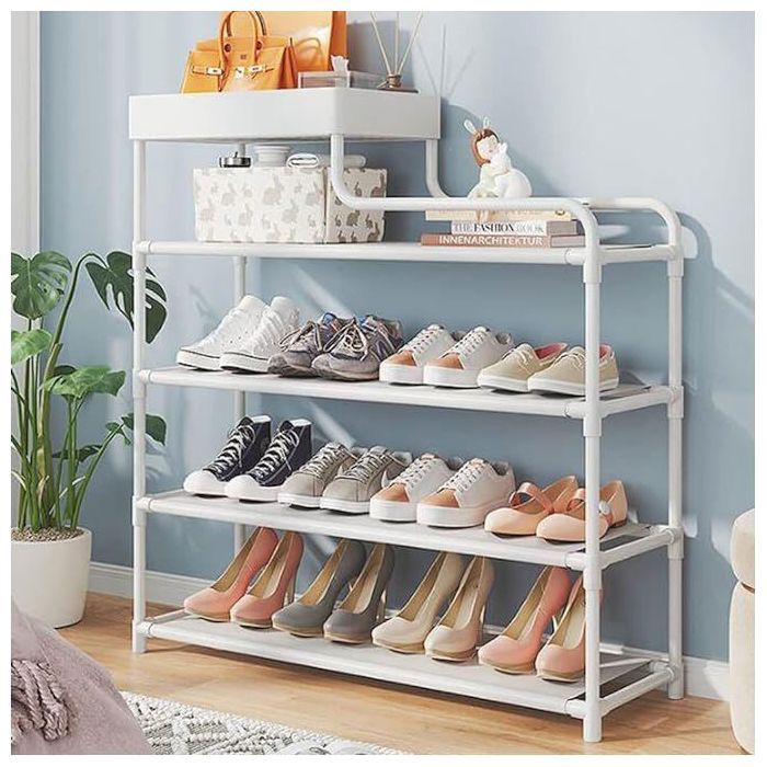Etagères Meuble Entrée Avec Boite De Rangement Chaussures Rangement