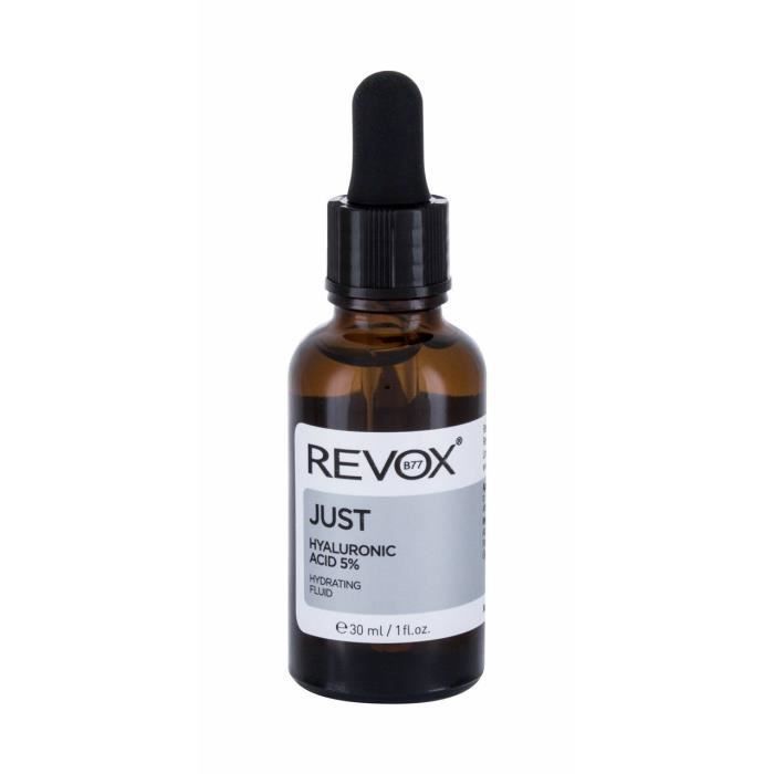 Sérum Visage - Revox - Juste Acide Hyaluronique 5% - Pour les peaux sèches - Réduit les signes du vieillissement
