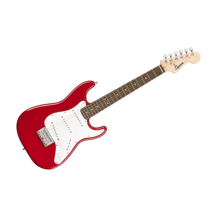 Guitare électrique - Squier - Mini Strat - Rouge - 3 micros - Format 3/4