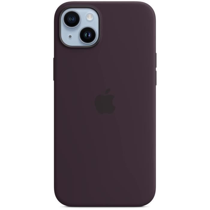 Coque et étui téléphone mobile Apple Coque en silicone avec MagSafe pour iPhone 14 Plus - Baie de sureau