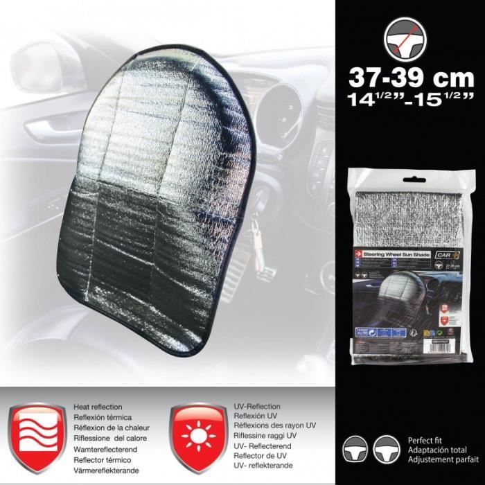 Pare Soleil - CAR+ - Universel - Ø37-39cm - Protection UV - Pliable et Flexible