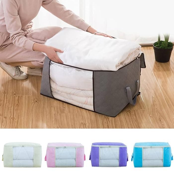 1 pièce Sac de rangement pour vêtements simple 50x60x35cm(Couleur aléatoire)