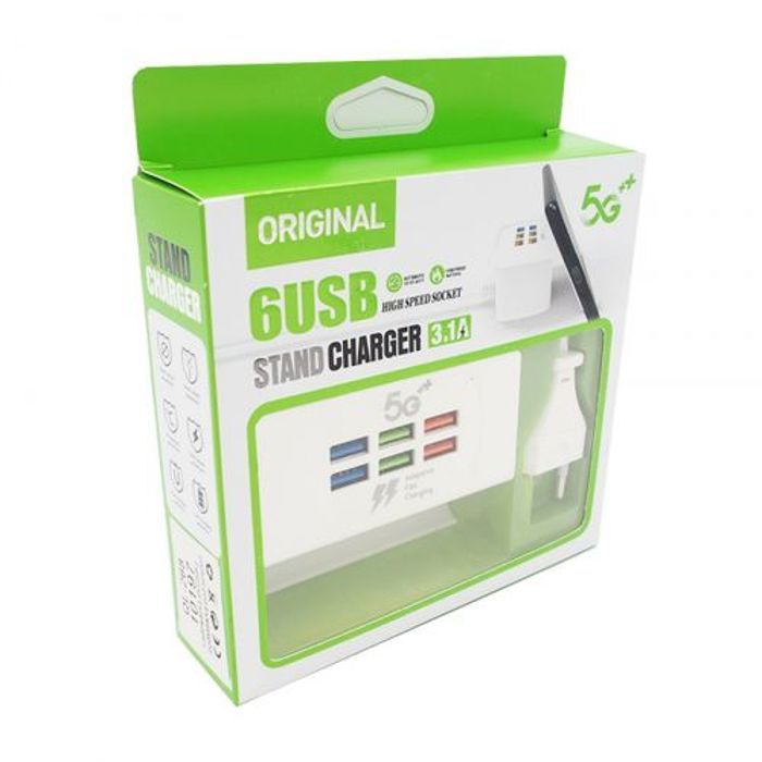Station De Charge Rapide USB Avec 6 Prises USB 5G