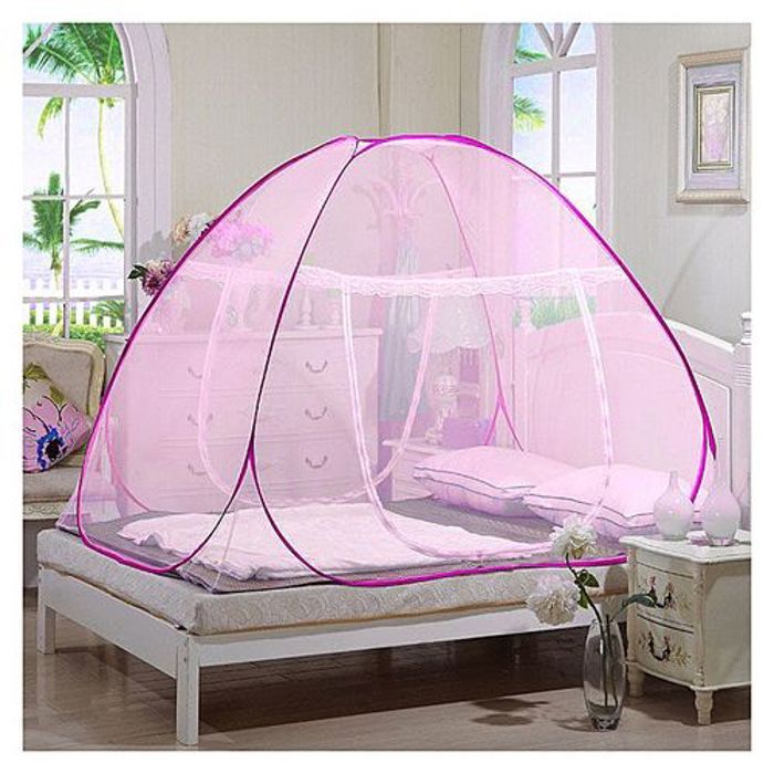 Moustiquaire - Grand - Double lit - Imprégnée d'insecticide - 180x200x150 cm - Protection contre les insectes