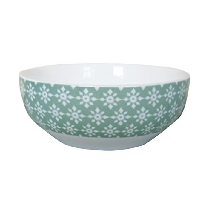 MAINSTAYS BOL VERTE  15.24 CM  ASS EN PORCELAINE