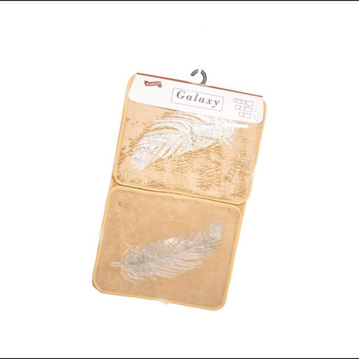 Galaxy tapis de bain 3 pièce Crème