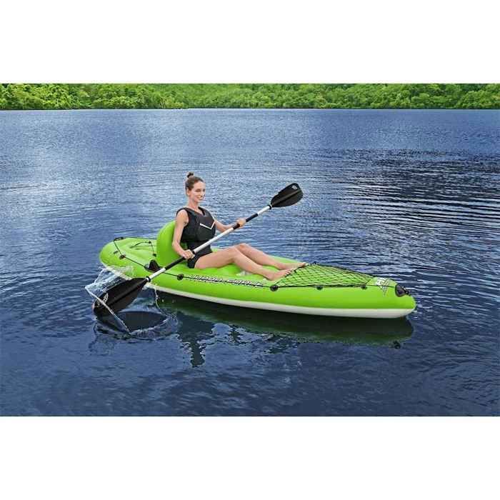 Bestway Kayak gonflable Hydro-Force Koracle, canoë gonflable, siège de kayak gonflable, bateau à rames, kayak gonflable 1 3202706