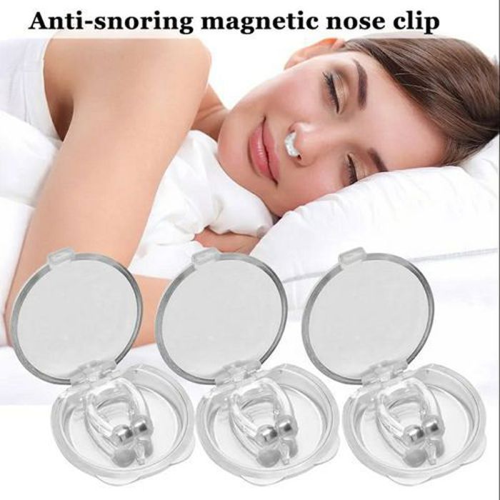 kit de 3 Pince Anti-ronflement magnétique en silicone