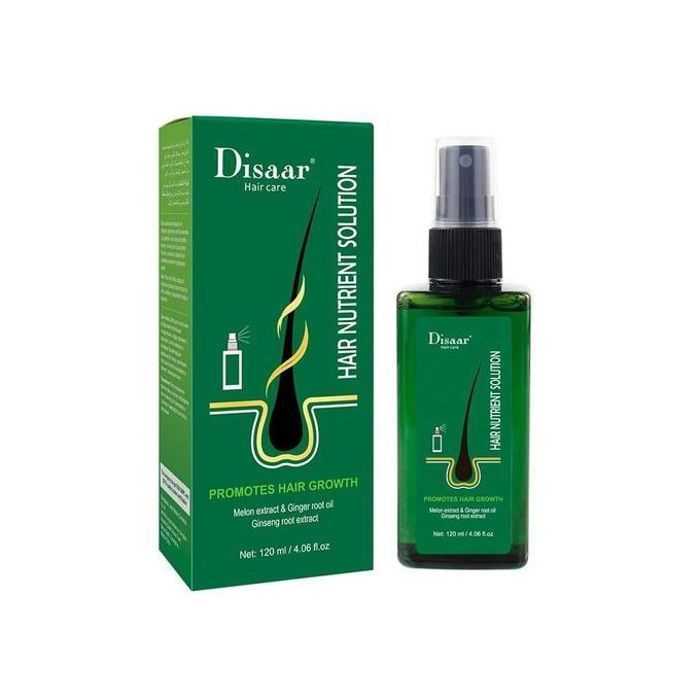 Spray anti-chute - Disaar - 120 ml - Favorise la repousse - Prévient la chute - Brillance accrue