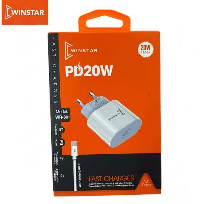Chargeur Adaptée 20W iPhone 11/12/13/14 PRO MAX + Cable 1M