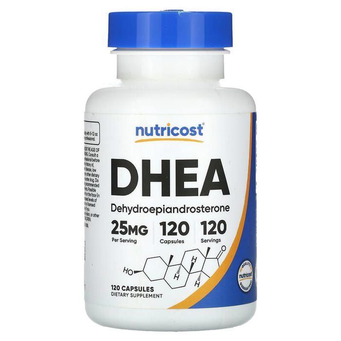 DHEA, 25 mg, 120 capsules