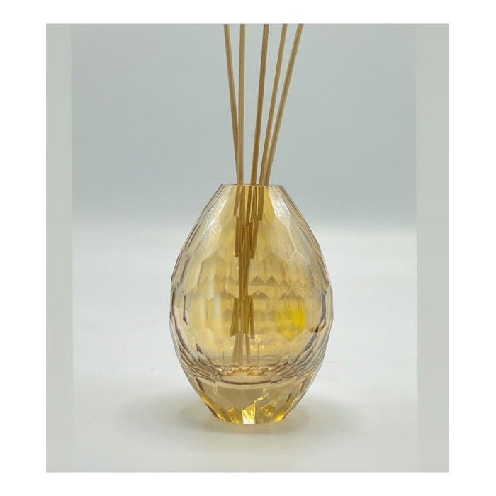 Diffuseur de parfum - Apportez une touche d'élégance - Cristal doré - Design raffiné - Idéal pour la décoration