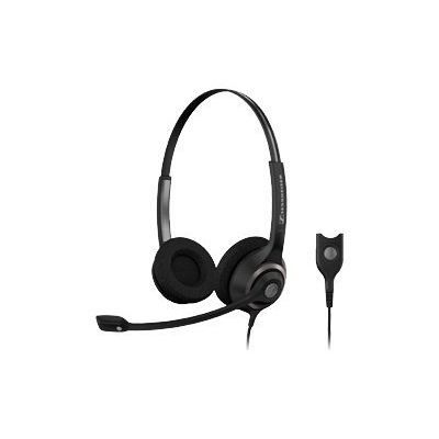 Micro-casque sur-oreille SENNHEISER Circle SC 260 - Filaire - Suppresseur de bruit actif - Noir