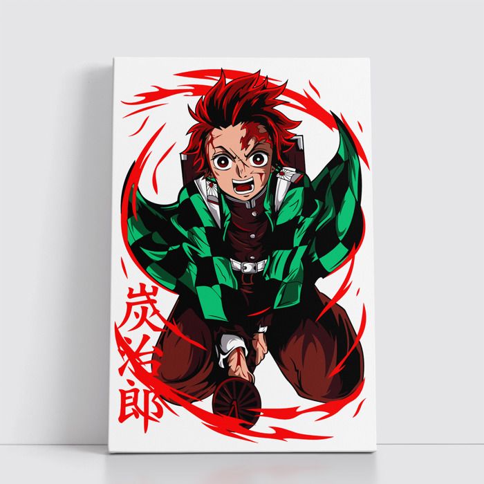 Tableau decoratif sur Toile 25x40 cm Anime attack on titan - one piece - Naruto - death note - Jujutsu Kaisen - Spy x Family 43