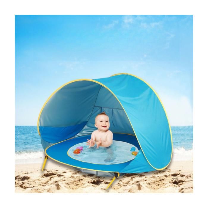 Tente avec petite piscine Multifonction pour Bébé Blue