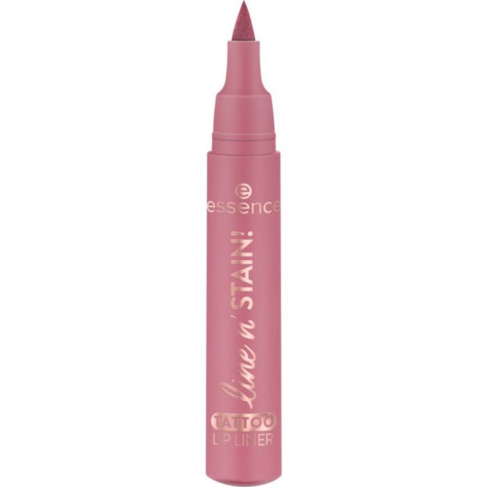 Crayon à Lèvres - Essence Tattoo Line n' Stain - 01 Everyone's Nude-Pink - Longue Tenue - Ultra-Pigmenté