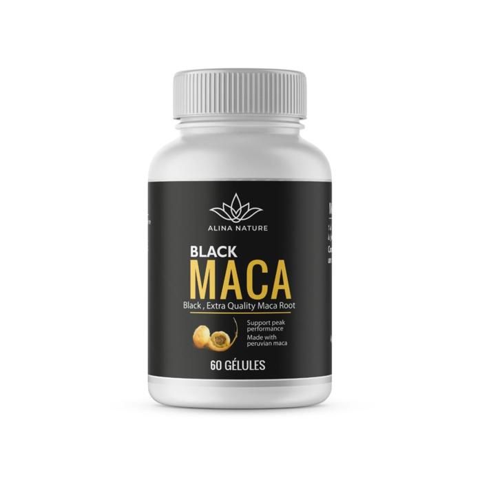 BLACK Maca Noire 60 Gélules Alina