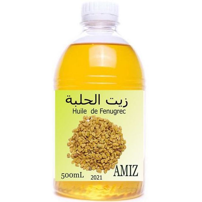 Huile de fenugrec - Amiz - 500mL - Hydratant corps - Pour tous types de peau - Femme