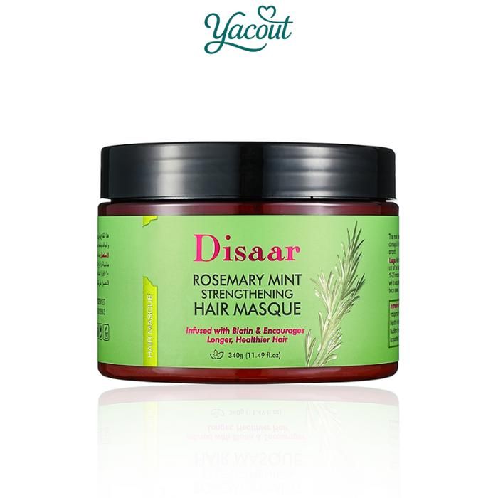 Masque nourrissant cheveux biotine romarin menthe Disaar 340g