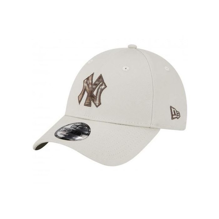 Casquette - NEW ERA - Ny 60292536 - Beige - Intérieur à carreaux - 100% coton