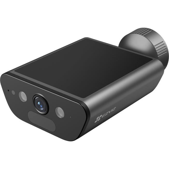 Caméra solaire sur batterie - EZVIZ - EB5- 4K - Panneau solaire intégré - Détection IA - Vision nocturne couleur