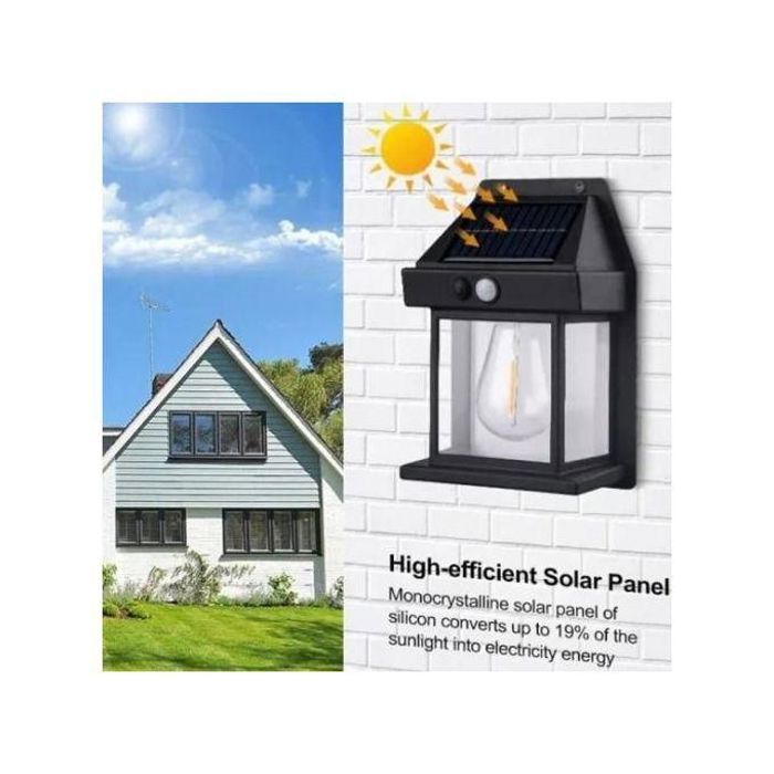 Lampe Murale Solaire LED - Détecteur de Mouvement