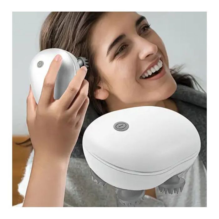 Masseur de tête massage cuir chevelu intelligent pour la croissance des cheveux,Machine de massage du cuir chevelu couleur aléatoir