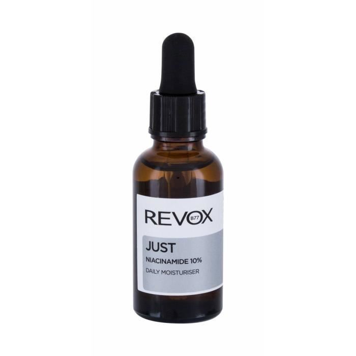 Sérum Visage - Revox - Juste Niacinamide 10% - 30ml - Sans alcool - Peaux sèches - Équilibre sébum