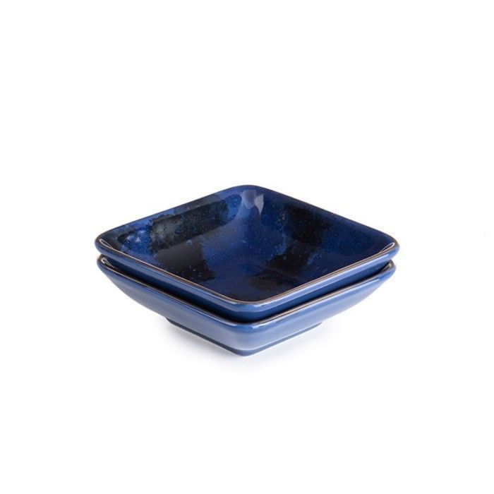 Bols - Noname - Carrés - 11 cm - Bleu - Lot de 6 pièces