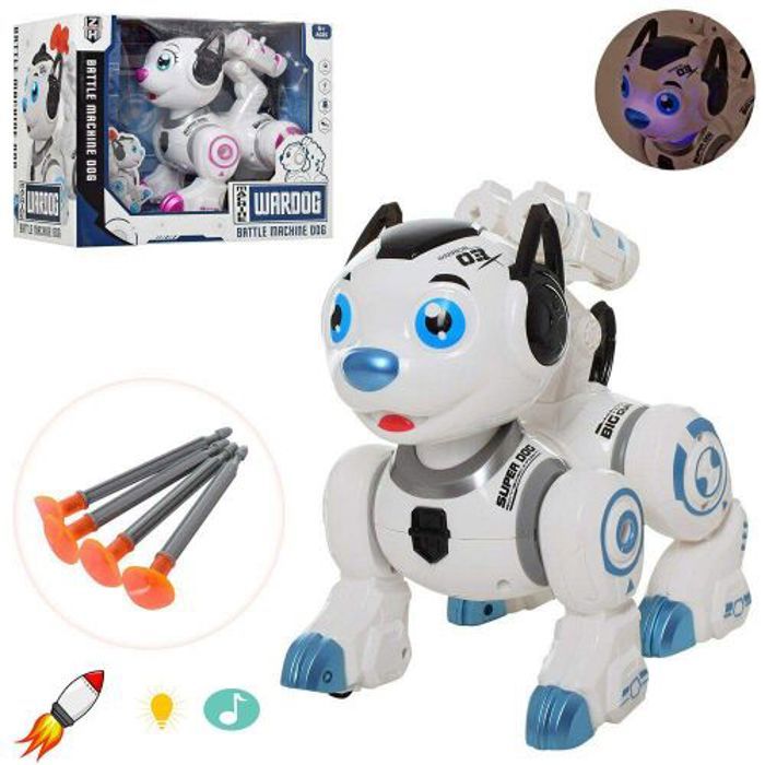 1. Robot Chien Interactif avec Musique Électronique