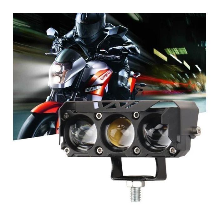 Projecteur led 12-24v 200w pour moto, voiture et sauna