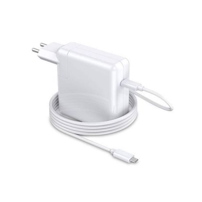 Chargeur compatible pour MacBook Pro USB C 61W avec câble USB C