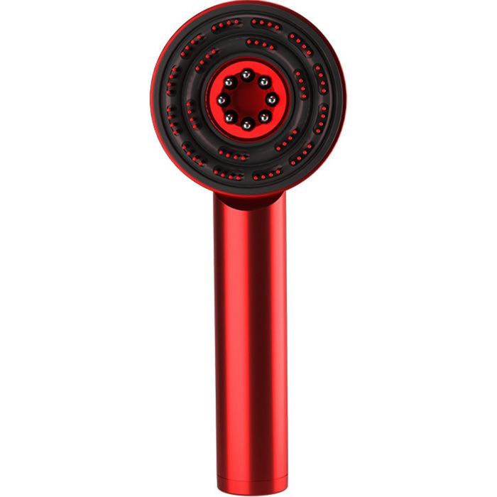 Appareil de massage du cuir chevelu à lumière rouge et bleue avec peigne Applicateur d'huile avec 3 modes de massage