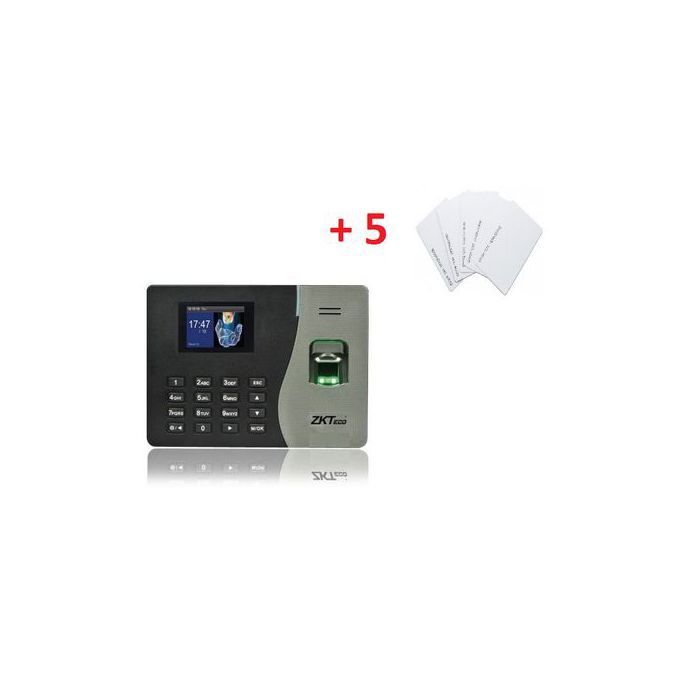Pointeuse biométrique K14 avec écran  + 5 Carte de pointage RFID ZK Teco