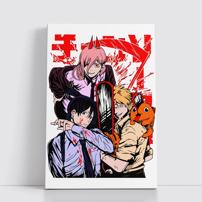 Tableau decoratif sur Toile 25x40 cm Anime attack on titan - one piece - Naruto - death note - Jujutsu Kaisen - Spy x Family 123