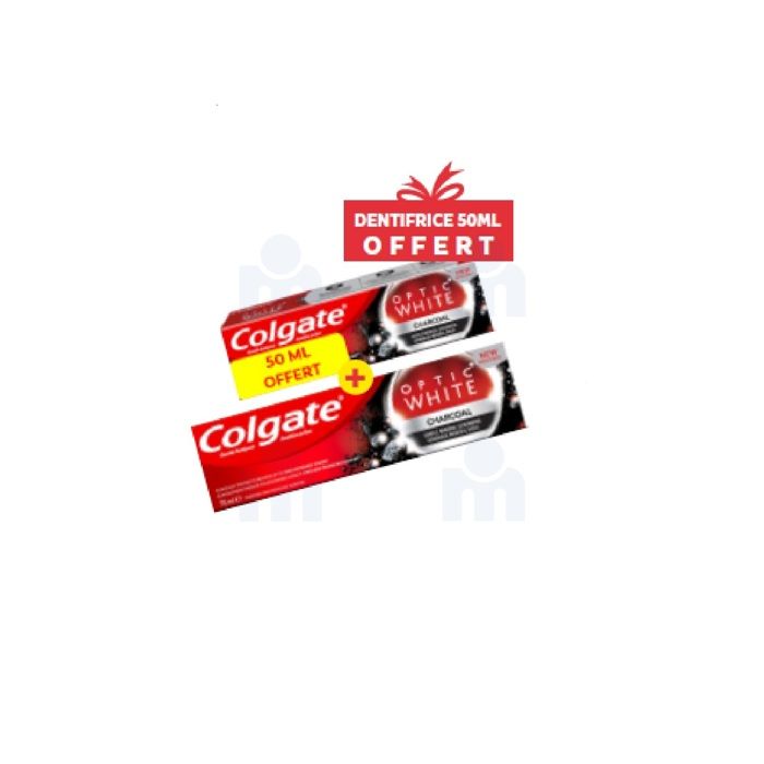 Dentifrice Optic White Instant 75ml + 50ml offert - COLGATE