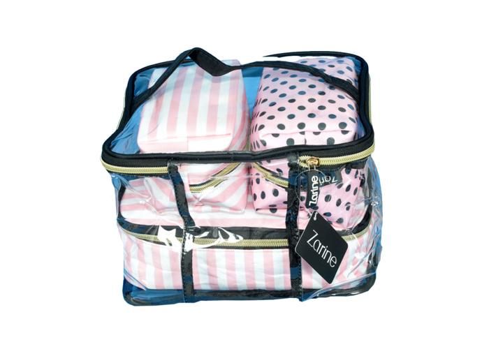 Sacoche transparent 4 pochettes