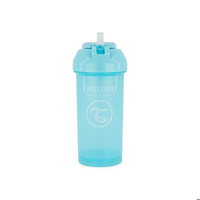 TWISTSHAKE Tasse à paille 12+m Bleu 360ml