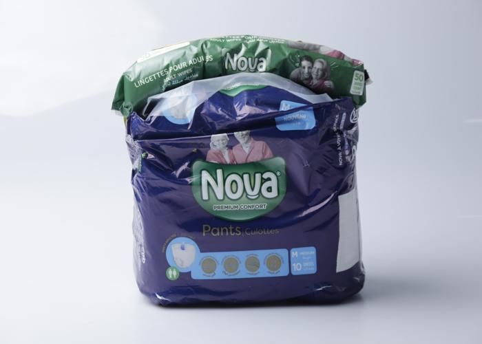 Couches - NOVA - Nova Pants Medium 10U - Hypoallergénique - Lingettes Gratuites - Confort Bébé