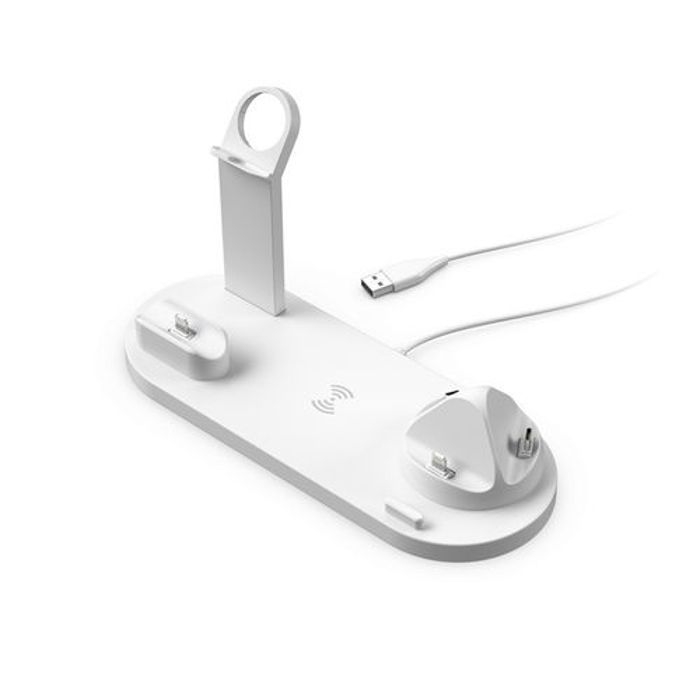 Chargeur sans fil 30W 7 en 1 - Station de charge rapide - Compatible Airpods Pro - Charge rapide - Noir