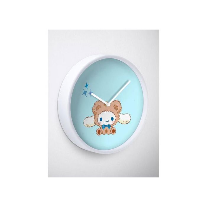Horloge murale - Art House - Cinnamoroll Cozy Teddy - Design contemporain - Plastique - Résine