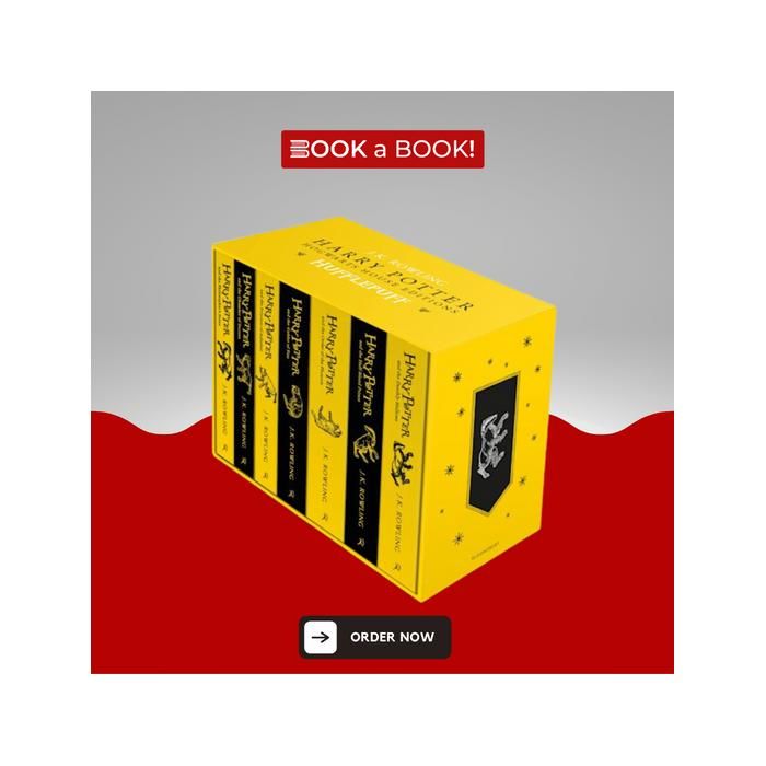 Coffret Harry Potter - J.K. ROWLING - Édition Poufsouffle - Bords jaunes - Édition limitée exclusive