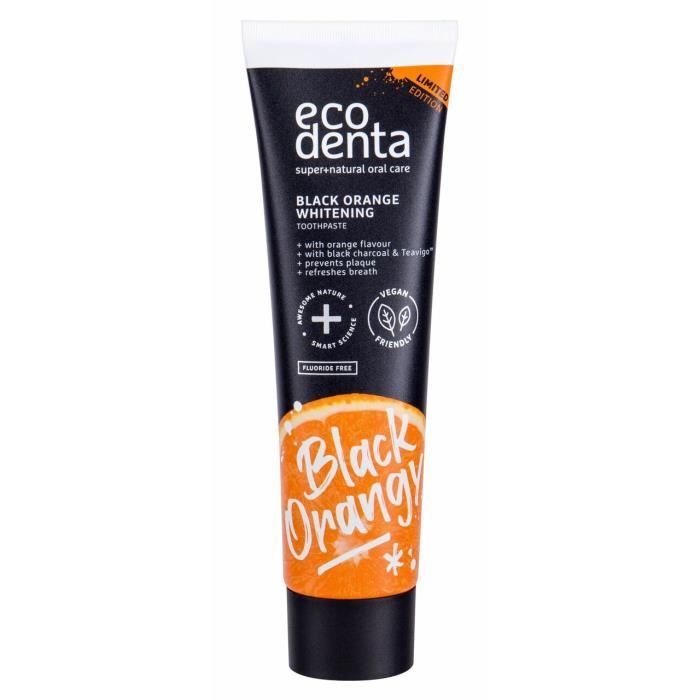 Dentifrice blanchissant - Ecodenta - Noir Orange - Naturel - Vegan - 100ml