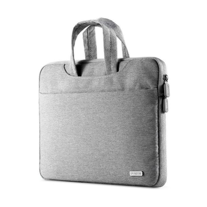 Sacoche pour PC Portable - Ugreen - 15" à 15.9" - Gris - 2 Poches Supplémentaires - Pratique et Fonctionnelle