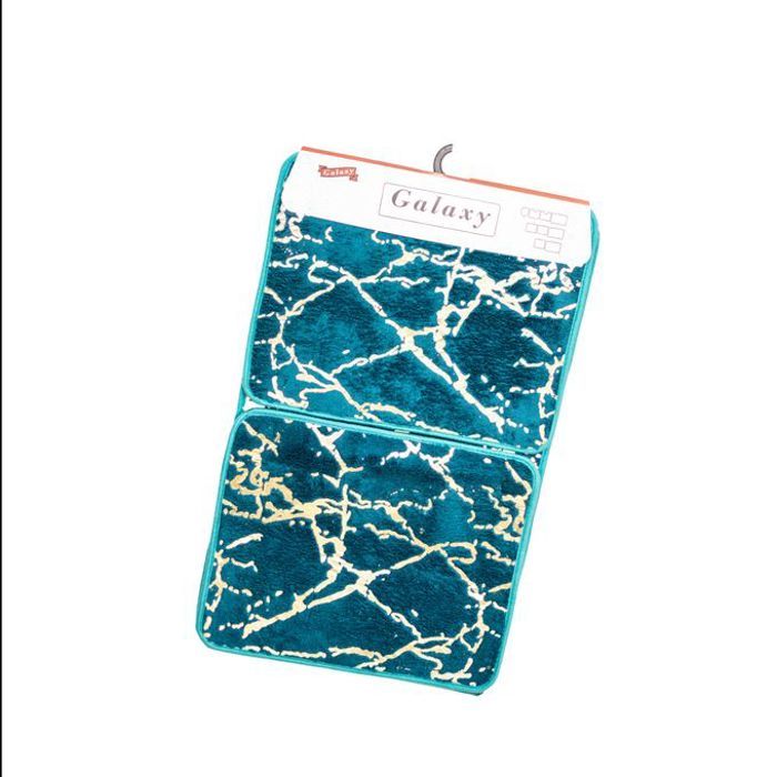Galaxy tapis de bain 3 pièce - Turquoise