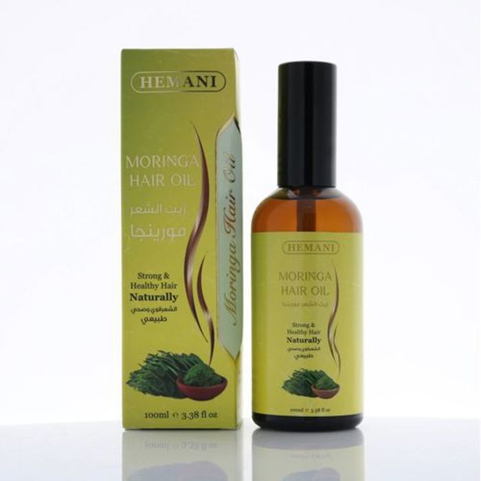 Huile de cheveux - Hemani - Moringa - Nourrissante - Répare le cuir chevelu - Anti-pelliculaire